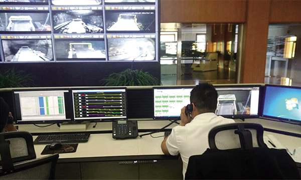 国家能源投资集团大柳塔矿掘进面监控系统